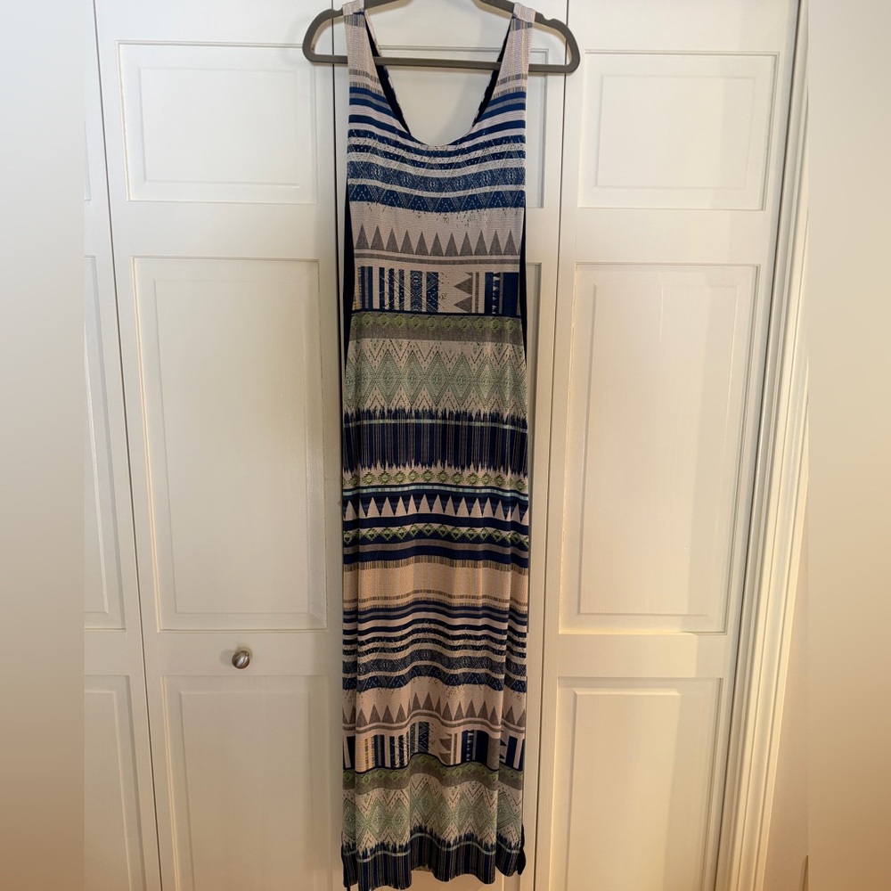 Patterned Maxi Dress - image 1